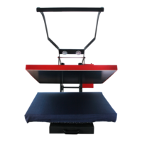 Presse à chaud magnétique manuelle à plateau coulissant robuste pour T-shirts 80x100CM, imprimante à plat de sublimation LCD