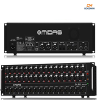 Boîte de mixage audio numérique professionnelle Midas DL32 de haute qualité, 32 canaux, avec effets intégrés, égaliseur 5 bandes, microphones métalliques PRO