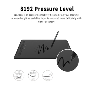 Huion Di Động Pc Pin Miễn Phí Chuyên Nghiệp Tương Tác Kỹ Thuật Số Stylus Bút USB Đồ Họa Vẽ Tablet - Product Image 2