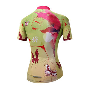 Aanpasbaar Professioneel Fietskleding Korte Mouw Ademend Snel Droog <span class=keywords><strong>Sexy</strong></span> Wielersport Shirt Voor Dames - Product Image 5