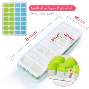 Bán Sỉ Màu Kẹo Tùy Chỉnh 14 Khoang Khuôn Làm Đá Whiskey Bằng Nhựa Resin Khuôn Làm Đá Viên Khay Làm Đá Silicon Có Nắp Đậy - Product Image 3