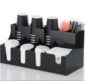 Mesa <span class=keywords><strong>de</strong></span> Bar <span class=keywords><strong>de</strong></span> acrílico para café, estante organizador para paquetes <span class=keywords><strong>de</strong></span> leche, bolsas <span class=keywords><strong>de</strong></span> azúcar, bolsas <span class=keywords><strong>de</strong></span> café, almacenamiento y organización - Product Image 1