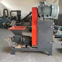 Petite extrudeuse de briquettes de sciure de bois de charbon de bois de baggasse de charbon de biomasse formant une presse faisant la machine