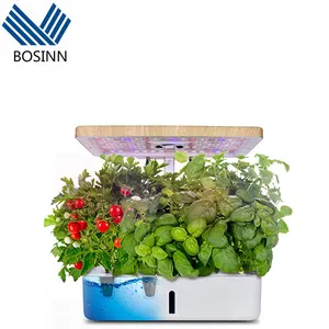 हाइड्रोपोनिक प्लेटर बॉक्स सोलिलेस संस्कृति फूलों की रसोई की टोकरी से उगने वाली रोशनी डेस्क पूर्ण स्पेक्ट्रम