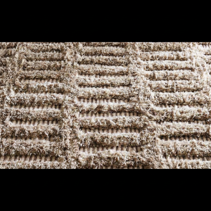 Ensemble de tapis en laine marocaine faits à la main tapis géométriques carrés et coussins de sol décor traditionnel style tapis et ensembles - Product Image 1