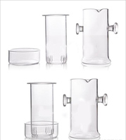 Petite carafe à thé Gongfu à double poignée stockée en vente en gros avec infuseur en verre pour théière