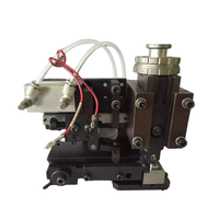 BX-CA079 personnalisable 135.8 hauteur de fermeture pince à sertir automatique Machine 40/30mm 1.2mm borne d'alimentation latérale pneumatique en acier