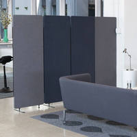 Cloisons Acoustiques Mobiles pour la Confidentialité – Cloisons Amovibles Autoportantes pour Chambre, Bureau à Domicile, Salle de Sport