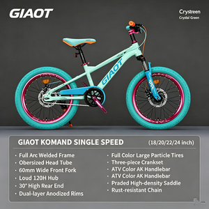 Bicicleta de Montaña GIAOT de Una Velocidad y Multivelocidad para Niños, de 18-26 Pulgadas, Colorida, para Niños y Niñas, para Paseos al Aire Libre - Product Image 5