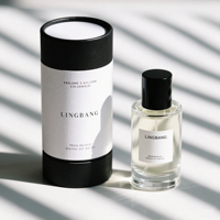Botol Parfum Mewah Silinder Kosong Custom MOQ Rendah 50ml/100ml Kaca Transparan dengan Kemasan Kotak Warna Custom