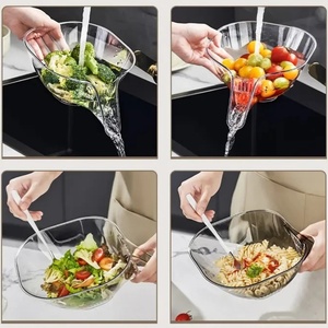 Household Kitchen Drain Bowl <b>Sink</b> Vegetable Basin Fruit Washing Multifunctional Creative Plastic Fruit Plate - Product Image 5
