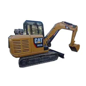 2020 Model digunakan cepat baru Multi fungsi digunakan Cat Caterpillar 305.5E ekskavator 5 Ton digunakan mesin ekskavator kucing Mini