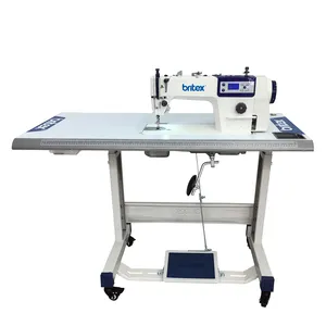 Máquina <span class=keywords><strong>de</strong></span> <span class=keywords><strong>Coser</strong></span> Industrial Worlden/Britex BR-M2E-D2 <span class=keywords><strong>de</strong></span> Puntada Fija con Accionamiento Directo y Cortahilos, Nueva - Product Image 1