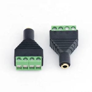 工場卸売 3.5mm はんだ不要 金メッキプラグ ステレオヘッドセット オス・メス オーディオコネクタ端子 - Product Image 5