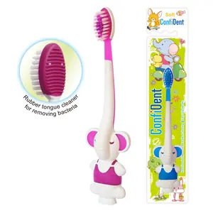 Özel tasarım çocuklar için diş fırçası diş beyazlatma yumuşak diş fırçası tedarikçileri