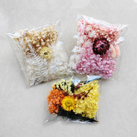Pasokan Pabrik Harga Murah Resin Bunga Kering Bingkai Foto Bahan DIY Bunga Kering Alami Asli untuk Pembuatan Lilin Aromaterapi