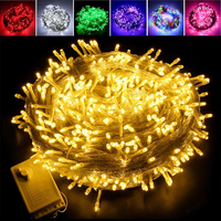 10m Kupfer LED-Lichterkette für Innen/Außen im Baumstil für Feiertage, Hochzeiten, Partys, Weihnachtsdekorationen und Zuhause