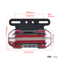 Feux de position latéraux à flux optique guidé 24V LED pour camions remorques indicateurs de largeur feux de dégagement