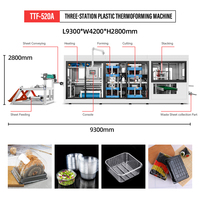 LITAI Volledig Automatische Transparante PET/PP/PS/PLA Eierdoos PVC Verpakking Fruit Salade Box Fastfood Box Thermoformmachine