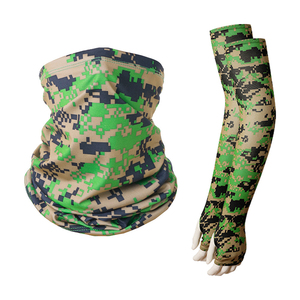 Manchons de bras anti-UV personnalisés JX avec logo, manchons rafraîchissants en soie, ensemble de bandanas et manchons de bras - Product Image 5