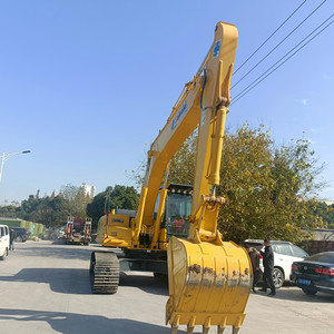 Excavatrice sur chenilles Komatsu PC220 d'occasion de haute qualité, pelle hydraulique - Product Image 3