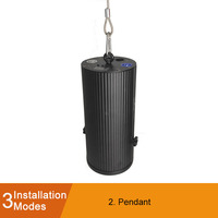Par de luces LED para techo, lámpara colgante de pared con Zoom Manual, 60W, DMX512, RGBW, para interiores, escenario, Teatro en Casa