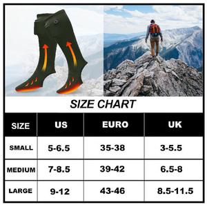 <span class=keywords><strong>Chaussettes</strong></span> d'équipage <span class=keywords><strong>chauffantes</strong></span> chaudes pour femmes avec éléments de charge Fond mince et logo de manchette Compatible avec les applications auto-<span class=keywords><strong>chauffantes</strong></span> - Product Image 6