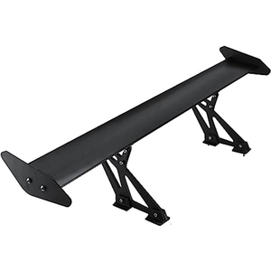 Alerón trasero universal para coche, soporte de aleación de aluminio, negro, 121