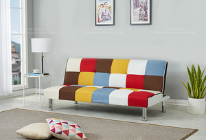 Winforce moderno ahorro de espacio tela de lino a cuadros reclinable ven sofá cama plegable multiusos sofá cama muebles de dormitorio - Product Image 2