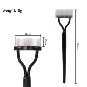Msq Recourbe-<span class=keywords><strong>cils</strong></span> et peigne séparateur en plastique mat et acier inoxydable, haute qualité, durable, végan, portable, en forme de U - Product Image 2
