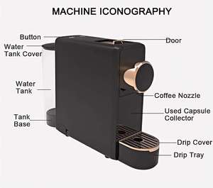 Machine à café multi-capsules 3-en-1 OEM ODM pour le bureau, vente en gros, machine à expresso professionnelle 19 bars avec certification CE RoHS - Product Image 2