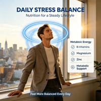 Tablet Multivitamin Pria Label Pribadi dengan Ashwagandha, Coenzyme Q10, Lycopene untuk Kesehatan Prostat, Vitalitas, dan Mengatasi Stres