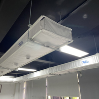 WELLSOX Conduits d'air rectangulaires en tissu pour espaces à faible hauteur