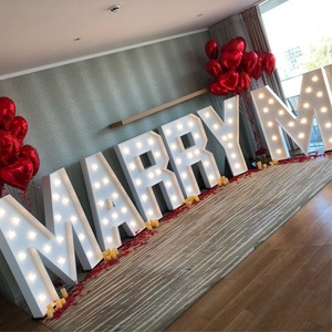 Buoyant Custom LOVE Marry Me Light up <b>Letters</b> for Wedding Decoration Big Marquee <b>Letters</b> <b>Led</b> Light up Sign - Product Image 3