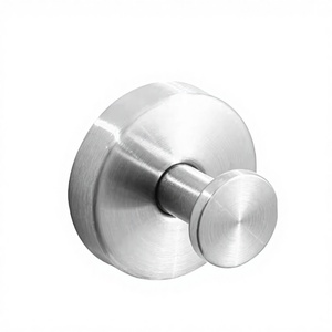 Modern Stainless Steel Punch-Free Robe Hooks Cross-Border Suction Cup Hook Wall-Mounted <b>Bathroom</b> <b>Kitchen</b> Strong Traceless - Product Image 2