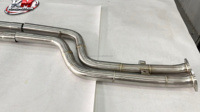 Système d'échappement cat-back à soupapes et tube intermédiaire à longueur égale pour F97/F98 X3M X4M S58 - Équilibre sonore amélioré SS304 1,5 mm