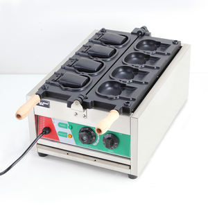 Delbosen Machine à gaufres commerciale à double plaque Hello Kitty Machine à gaufres électrique à affichage numérique pour magasin de desserts, boulangerie, café - Product Image 3