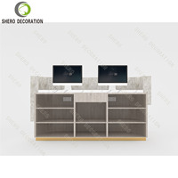 Comptoir de réception et de caisse sur mesure pour bijouterie, avec vitrine de présentation, mobilier de magasin de bijoux, conception OEM