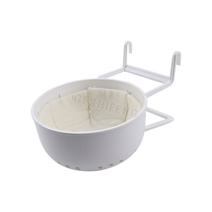 Suministros para Aves al por Mayor, Casa para Loros de Plástico Blanco de 10*6*15.5cm, Nido para <span class=keywords><strong>Canarios</strong></span>, Palomas y Otras Aves - Product Image 1