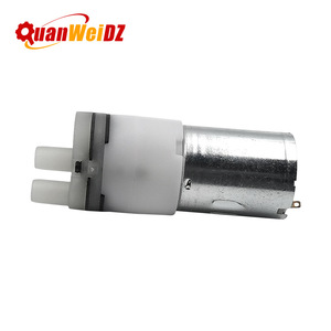 Pompe à eau à diaphragme QuanWeiDZ 370C DC miniature monophasée en plastique pour irrigateurs dentaires, douches et serpillères - Product Image 3