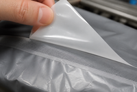 Film de protection en PET imperméable avec revêtement en silicone pour moulage par soufflage, à décollement moyen, pour ruban adhésif PSA et étiquettes en rouleau