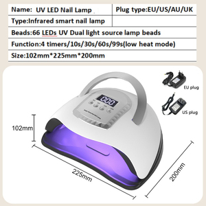 <span class=keywords><strong>Lampe</strong></span> <span class=keywords><strong>UV</strong></span> LED 180W pour ongles, <span class=keywords><strong>séchage</strong></span> rapide du <span class=keywords><strong>vernis</strong></span> gel, séchoir <span class=keywords><strong>UV</strong></span> professionnel pour ongles, fourni par l'usine - Product Image 5