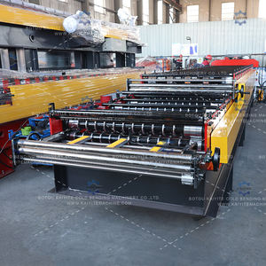 用于波纹和梯形金属屋顶板的高精度双层瓦片滚压成型机 - Product Image 2