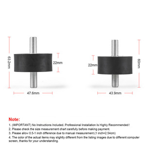 ATV/UTV Motor Isolator Mount Frente e Traseira Ferro Galvanizado Borracha Fit para <span class=keywords><strong>Polaris</strong></span> 3021936 3110044 3022071 3110046 3022072 - Product Image 6