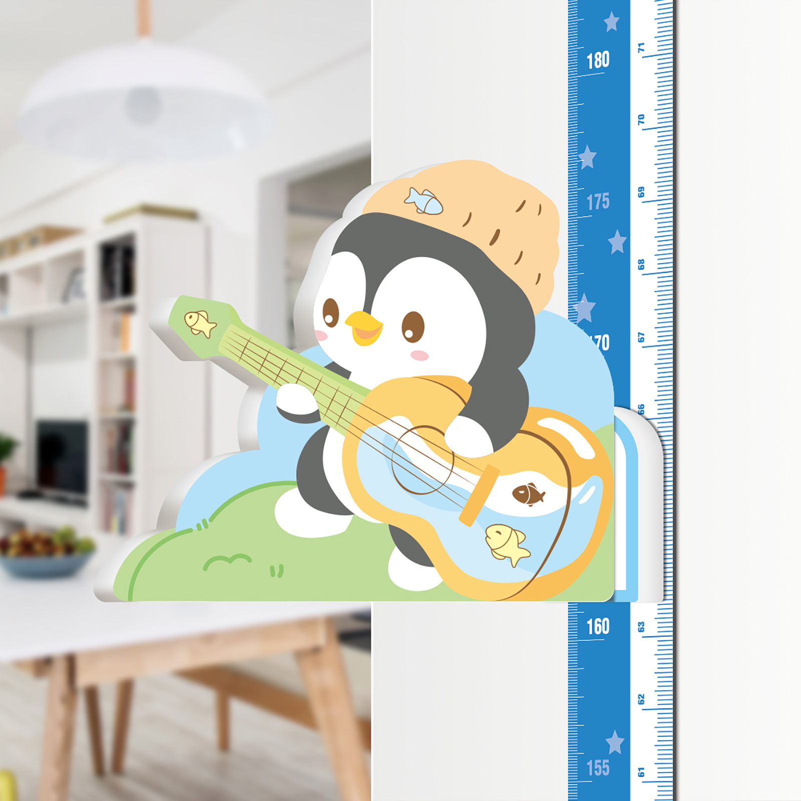 Customize Gift 3D Wall Sticker Baby Height Growth Chart Ruler Measurement for Kids Room Decor for Maternal and Child Industry