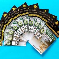 Sachet OPP personnalisé haute transparence avec fente Euro et bande imprimée, pour présentation en magasin, 260 x 292 mm et 330 x 385 mm