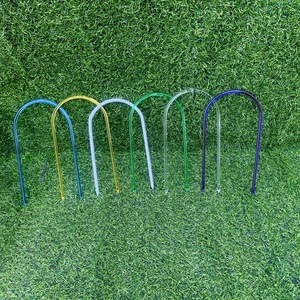 Plantes d'intérieur, plantes grimpantes soutenues par des treillis, <span class=keywords><strong>lierre</strong></span> avec treillis, treillis transparents en acrylique en forme de U pour plantes en pot - Product Image 3