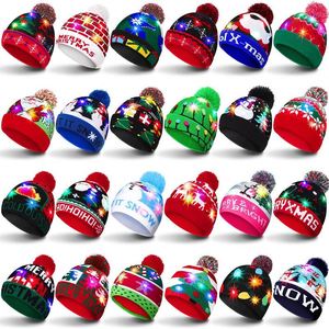 Agente de Compras 1688, Gorros Navideños LED, Gorro de Punto con Luz, Agente de Abastecimiento en China - Product Image 1