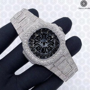 Montre en diamant la plus vendue avec un savoir-faire raffiné pour un style de vie luxueux et un usage quotidien, disponible au meilleur prix de vente - Product Image 5