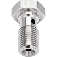 Raccords de frein double banjo AoMei, prix usine, en acier inoxydable/acier, neufs, finition polie